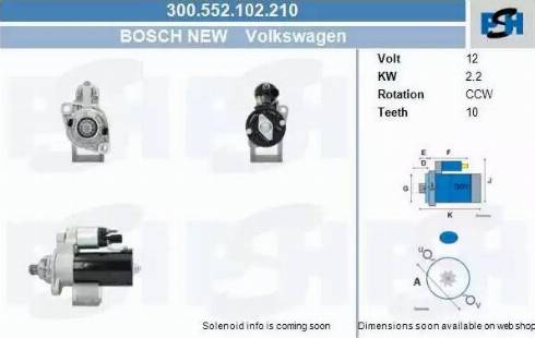 PSH 300.552.102.210 - Démarreur cwaw.fr