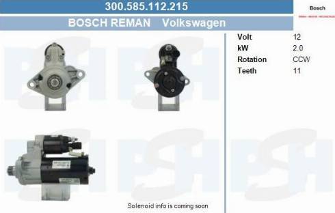 PSH 300.585.112.215 - Démarreur cwaw.fr