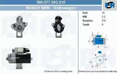 PSH 300.577.093.210 - Démarreur cwaw.fr