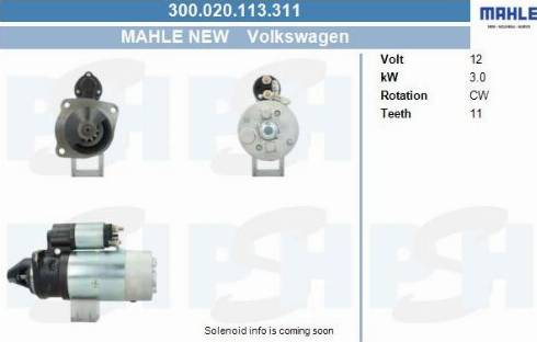 PSH 300.020.113.311 - Démarreur cwaw.fr