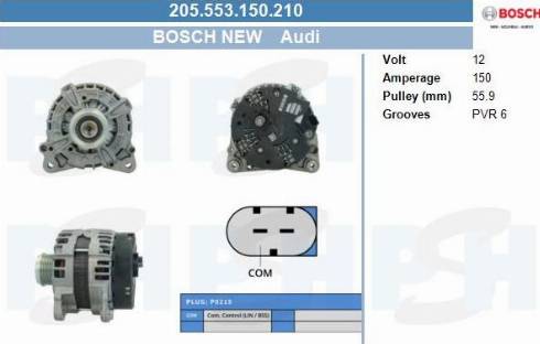 PSH 205.553.150.210 - Alternateur cwaw.fr