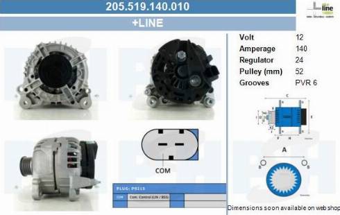 PSH 205.519.140.010 - Alternateur cwaw.fr