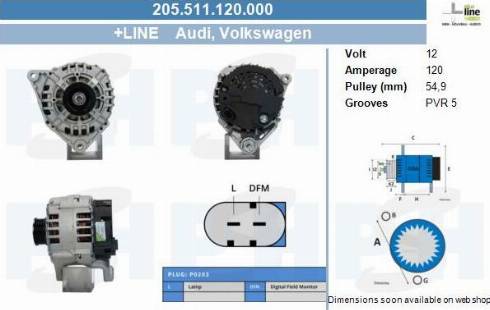 PSH 205.511.120.000 - Alternateur cwaw.fr