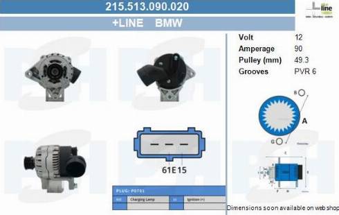 PSH 215.513.090.020 - Alternateur cwaw.fr