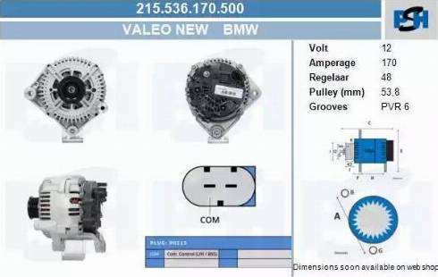 PSH 215.536.170.500 - Alternateur cwaw.fr