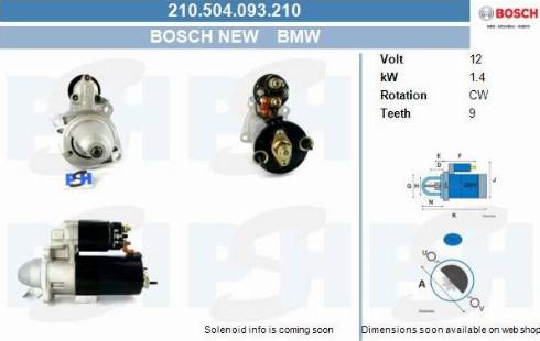 PSH 210.504.093.210 - Démarreur cwaw.fr