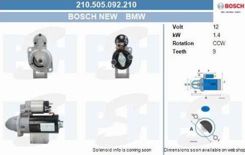 PSH 210.505.092.210 - Démarreur cwaw.fr