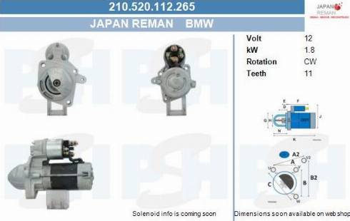 PSH 210.520.112.265 - Démarreur cwaw.fr