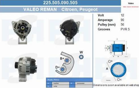 PSH 225.505.090.505 - Alternateur cwaw.fr