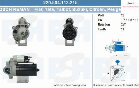 PSH 220.504.113.215 - Démarreur cwaw.fr