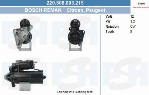 PSH 220.508.093.215 - Démarreur cwaw.fr