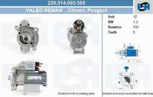 PSH 220.514.093.505 - Démarreur cwaw.fr