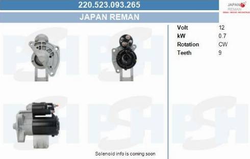 PSH 220.523.093.265 - Démarreur cwaw.fr