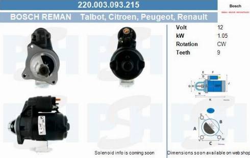 PSH 220.003.093.215 - Démarreur cwaw.fr