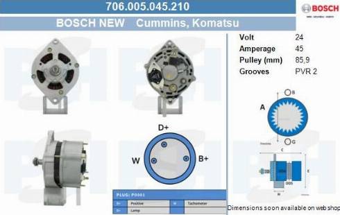 PSH 706.005.045.210 - Alternateur cwaw.fr