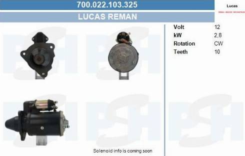 PSH 700.022.103.325 - Démarreur cwaw.fr