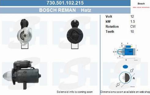 PSH 730.501.102.215 - Démarreur cwaw.fr