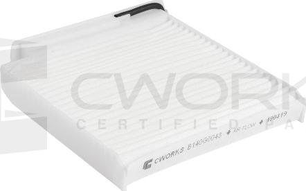 Cworks B140G0048 - Filtre, air de l'habitacle cwaw.fr