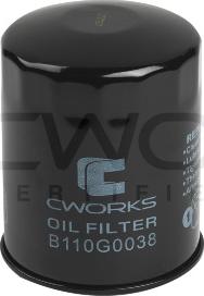 Cworks B110G0038 - Filtre à huile cwaw.fr