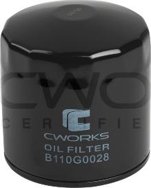 Cworks B110G0028 - Filtre à huile cwaw.fr