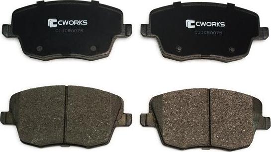 Cworks C11CR0075 - Kit de plaquettes de frein, frein à disque cwaw.fr