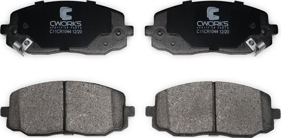 Cworks C11CR1044 - Kit de plaquettes de frein, frein à disque cwaw.fr