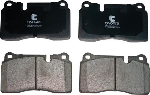 Cworks C11CR1048 - Kit de plaquettes de frein, frein à disque cwaw.fr