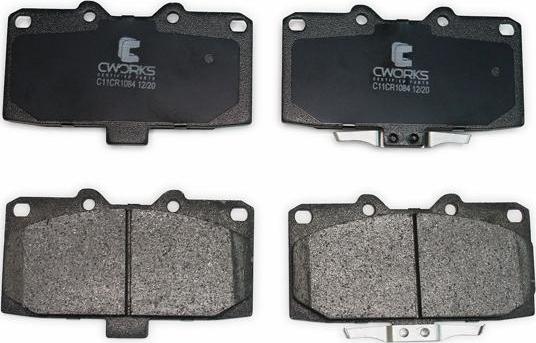 Cworks C11CR1084 - Kit de plaquettes de frein, frein à disque cwaw.fr