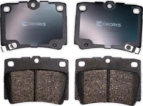 Cworks C12CR0066 - Kit de plaquettes de frein, frein à disque cwaw.fr