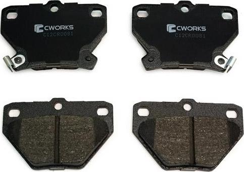 Cworks C12CR0081 - Kit de plaquettes de frein, frein à disque cwaw.fr