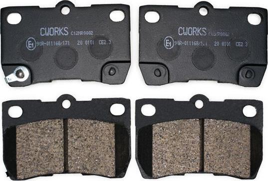 Cworks C12NR0002 - Kit de plaquettes de frein, frein à disque cwaw.fr