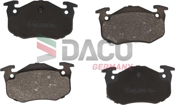 DACO Germany 329955 - Kit de plaquettes de frein, frein à disque cwaw.fr