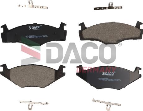 DACO Germany 329969 - Kit de plaquettes de frein, frein à disque cwaw.fr