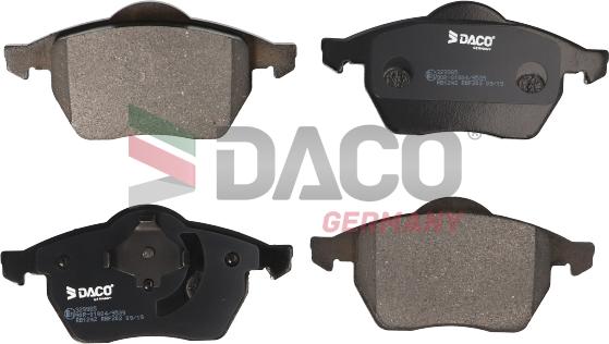 DACO Germany 329985 - Kit de plaquettes de frein, frein à disque cwaw.fr