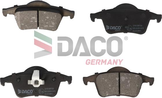 DACO Germany 324110 - Kit de plaquettes de frein, frein à disque cwaw.fr