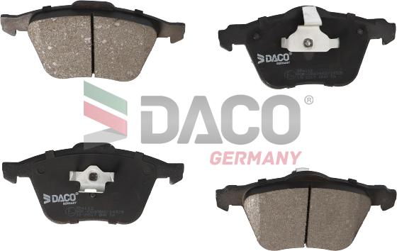 DACO Germany 324112 - Kit de plaquettes de frein, frein à disque cwaw.fr