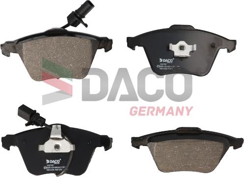 DACO Germany 324782 - Kit de plaquettes de frein, frein à disque cwaw.fr