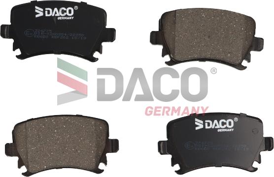 DACO Germany 324775 - Kit de plaquettes de frein, frein à disque cwaw.fr