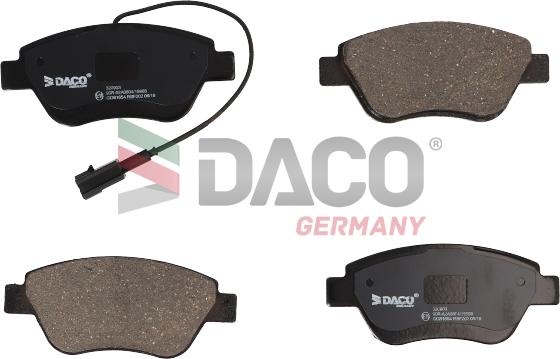 DACO Germany 320903 - Kit de plaquettes de frein, frein à disque cwaw.fr