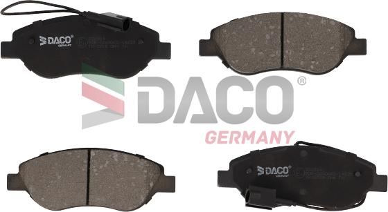 DACO Germany 320914 - Kit de plaquettes de frein, frein à disque cwaw.fr