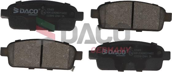 DACO Germany 320403 - Kit de plaquettes de frein, frein à disque cwaw.fr