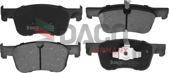 DACO Germany 320616 - Kit de plaquettes de frein, frein à disque cwaw.fr