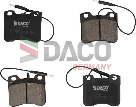 DACO Germany 320610 - Kit de plaquettes de frein, frein à disque cwaw.fr