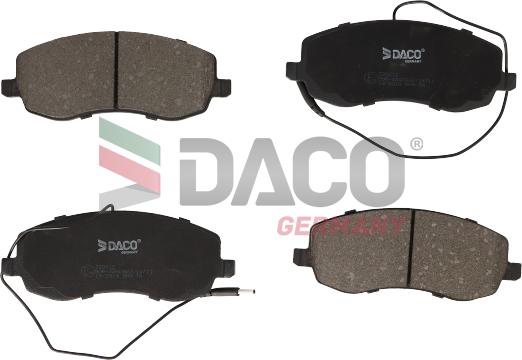 DACO Germany 320612 - Kit de plaquettes de frein, frein à disque cwaw.fr