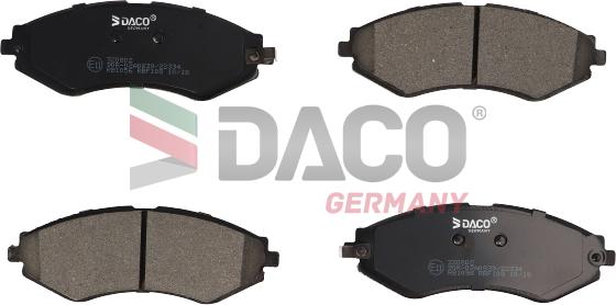 DACO Germany 320802 - Kit de plaquettes de frein, frein à disque cwaw.fr