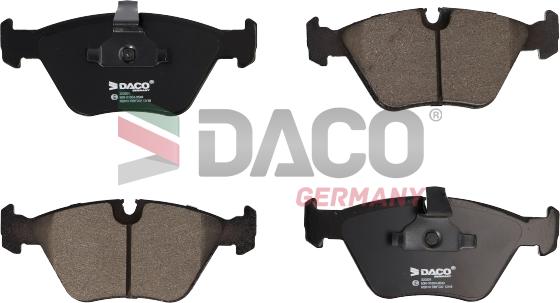 DACO Germany 320301 - Kit de plaquettes de frein, frein à disque cwaw.fr