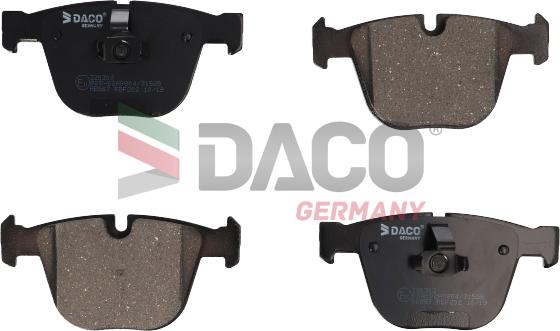 DACO Germany 320302 - Kit de plaquettes de frein, frein à disque cwaw.fr