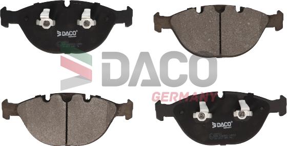 DACO Germany 320312 - Kit de plaquettes de frein, frein à disque cwaw.fr