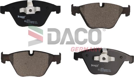 DACO Germany 320321 - Kit de plaquettes de frein, frein à disque cwaw.fr