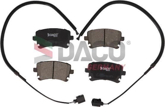 DACO Germany 320204 - Kit de plaquettes de frein, frein à disque cwaw.fr